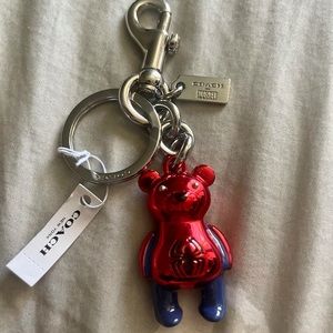 Coach x Marvel Spider-Man keychain